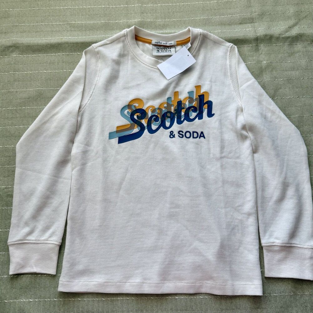 NWT Scotch & Soda Amsterdam Long sleeve shirt Size M 10-12